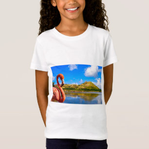 カリブのTシャツのフラミンゴ Tシャツ