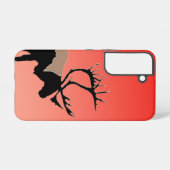 カリブアットサンセット – オリジナルワイルドライフアート SAMSUNG GALAXYケース (裏面横)