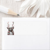 カリブクリスマス差出人住所ラベル ラベル (インサイチュ)