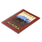 カリブシーン – アラスカ,バルデス ノートブック (左側)