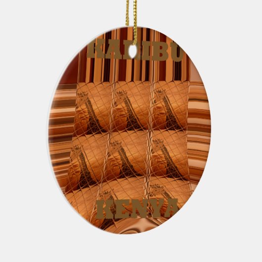 カリブジラフェハクナマタタチッモダンクアートコール セラミックオーナメント (右)