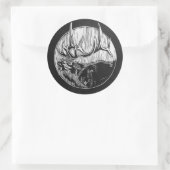 カリブツリー&造園ステッカー ラウンドシール (バッグ)