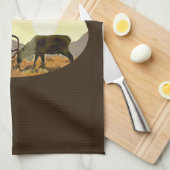 カリブデュエル – アラスカ キッチンタオル (四つ折り)