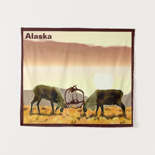カリブデュエル – アラスカ タペストリー (正面(横))