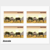 カリブデュエル – アラスカ 長方形シール (シート)