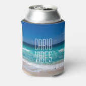 カリブビーブトロピカルビーチターコイズ水 缶クーラー (缶裏面)