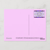 カリブルーピンクDAVID TAMMENGA ポストカード (裏面)