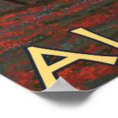 カリブーのシーン – アラスカ、ランゲル ポスター (角)