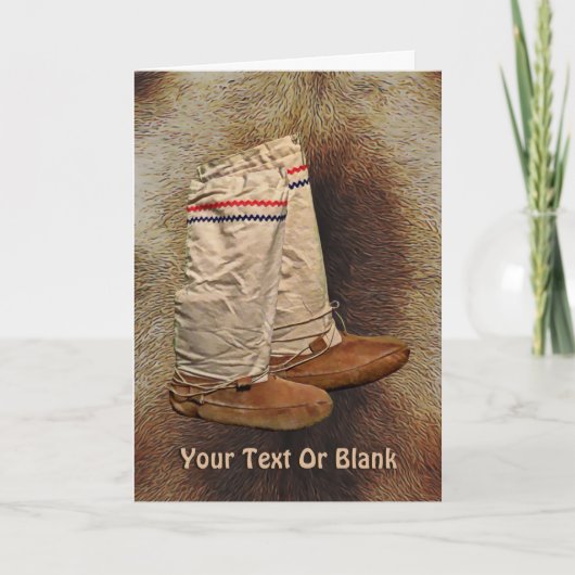 カリブーの毛皮のMukluks シーズンカード (正面)