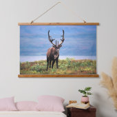 カリブーまたはトナカイ |アラスカ，デナリ国立公園 吊り下げ型タペストリー (寝室)