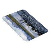 カリブー交差点コブク川、コブク渓谷 マグネット (右側)