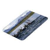 カリブー交差点コブク川、コブク渓谷 マグネット (左側)