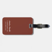 カリブー場面- Cordova、アラスカ ラゲッジタグ (裏面横)