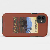 カリブー場面- Wrangell、アラスカ Case-Mate iPhoneケース (裏面(横))