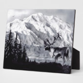 カリブー山プラーク フォトプラーク (側面)