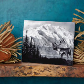 カリブー山プラーク フォトプラーク (側面)