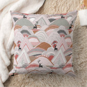 カリブー山脈シエナ クッション (ブランケット)