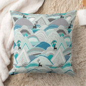 カリブー山脈 クッション (ブランケット)