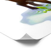 カリブー描写の3D水彩画 ポスター (角)