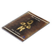 カリブー毛のフラクタルイヌイットハンター ノートブック (左側)