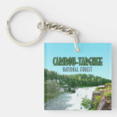 カリブー・タルギー国立森林アイダホ キーホルダー (正面)
