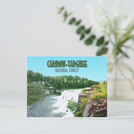 カリブー・タルギー国立森林アイダホ ポストカード (スタンド正面)