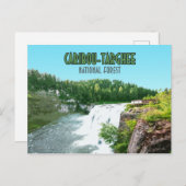 カリブー・タルギー国立森林アイダホ ポストカード (正面/裏面)