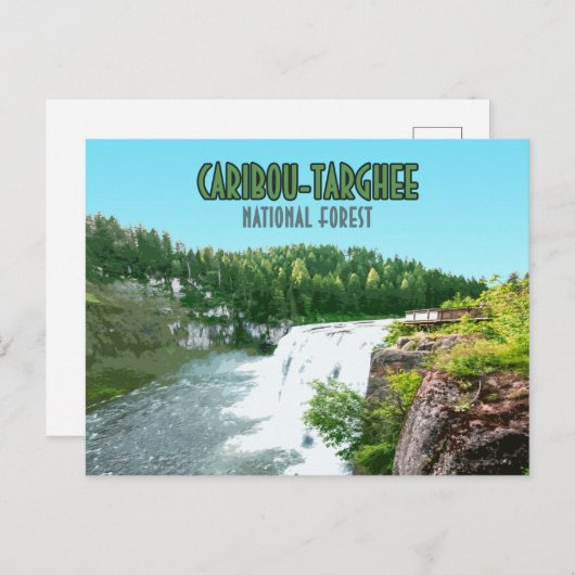 カリブー・タルギー国立森林アイダホ ポストカード (正面/裏面)