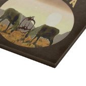 カリブー・デュエル – カナダ カッティングボード (角)