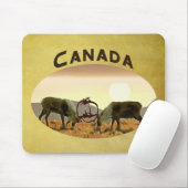 カリブー・デュエル – カナダ マウスパッド (マウス)
