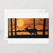 カリブー ポストカード (正面/裏面)