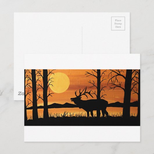 カリブー ポストカード (正面/裏面)