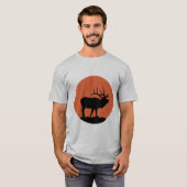カリブー・ムーン Tシャツ (正面フル)