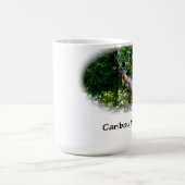 カリブー、メイン-青銅色のカリブー コーヒーマグカップ (中央)