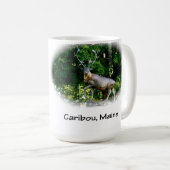 カリブー、メイン-青銅色のカリブー コーヒーマグカップ (正面右)