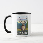 カリブーin the wild - Idaho マグカップ (左)