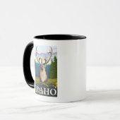 カリブーin the wild - Idaho マグカップ (正面左)