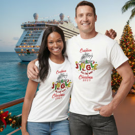 カリブ海のクリスマスクルーズをカスタマイズ Tシャツ