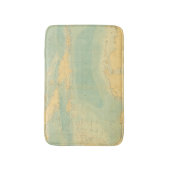 カリブ海のヴィンテージの航海のな地図 バスマット (正面縦)