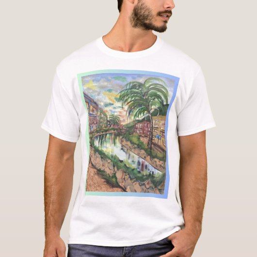 カリブ海の夜明けTシャート  Tシャツ (正面)