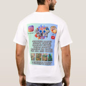 カリブ海の夜明けTシャート  Tシャツ (裏面)