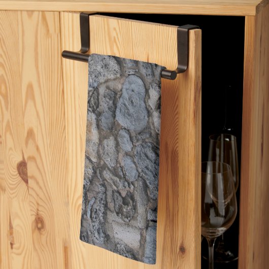 カリブ海の珊瑚石の壁 2 キッチンタオル (三つ折り)