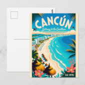 カリブ海へのゲートウェイ カンクン メキシコ ポストカード (正面/裏面)