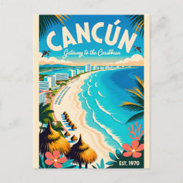 カリブ海へのゲートウェイ カンクン メキシコ ポストカード