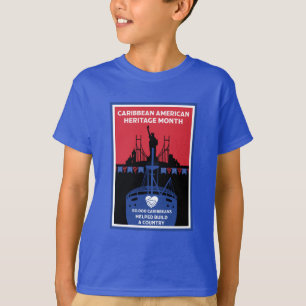 カリブ海系アメリカ人の文化遺産月間 Tシャツ