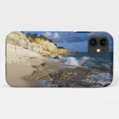 カリブ海、セント・マーチン島、キュペコイ・ビーチの崖 Case-Mate iPhoneケース (裏面(横))