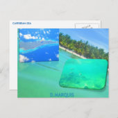 カリブ海　ポストカード ポストカード (正面/裏面)