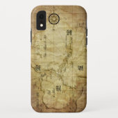 カリブ海 - 古地図 Case-Mate iPhoneケース (裏面)