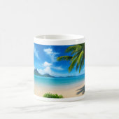 カリブ海 私の幸せな場所 コーヒーマグカップ (中央)