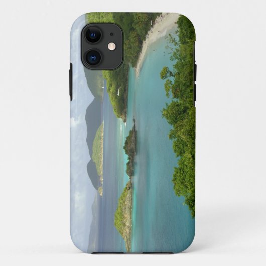カリブ海、米国領バージン諸島、セントジョン島、トランク湾2 Case-Mate iPhoneケース (裏面)